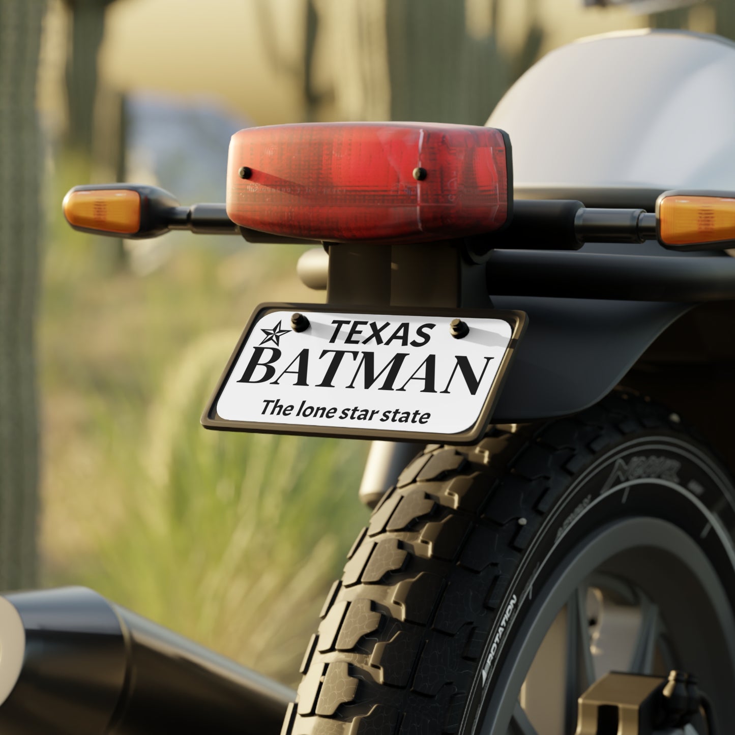 Batman personalized mini license plate – custom car and motorcycle decor by Blueprint Merch